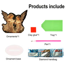 Load image into Gallery viewer, Acrylic Special Shape Angel Girl Desktop Diamond Art Kits for Home Office Decor
