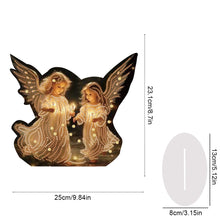Load image into Gallery viewer, Acrylic Special Shape Angel Girl Desktop Diamond Art Kits for Home Office Decor
