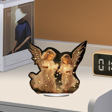 Load image into Gallery viewer, Acrylic Special Shape Angel Girl Desktop Diamond Art Kits for Home Office Decor
