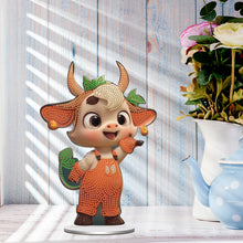 Load image into Gallery viewer, Acrylic Special Shape Angel Girl Desktop Diamond Art Kits for Home Office Decor
