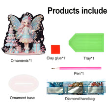 Load image into Gallery viewer, Acrylic Special Shape Angel Girl Desktop Diamond Art Kits for Home Office Decor
