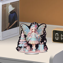 Load image into Gallery viewer, Acrylic Special Shape Angel Girl Desktop Diamond Art Kits for Home Office Decor
