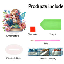 Load image into Gallery viewer, Acrylic Special Shape Angel Girl Desktop Diamond Art Kits for Home Office Decor
