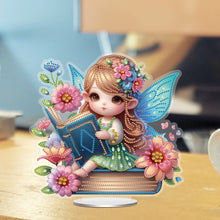 Load image into Gallery viewer, Acrylic Special Shape Angel Girl Desktop Diamond Art Kits for Home Office Decor
