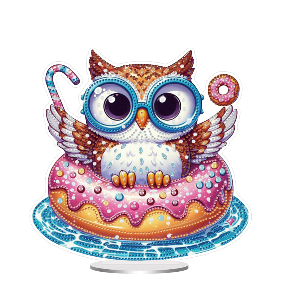 Acrylic Special Shape Angel Girl Desktop Diamond Art Kits for Home Office Decor