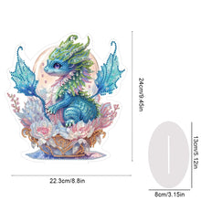 Load image into Gallery viewer, Acrylic Special Shape Angel Girl Desktop Diamond Art Kits for Home Office Decor
