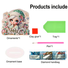 Load image into Gallery viewer, Acrylic Special Shape Angel Girl Desktop Diamond Art Kits for Home Office Decor
