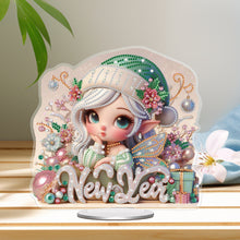 Load image into Gallery viewer, Acrylic Special Shape Angel Girl Desktop Diamond Art Kits for Home Office Decor
