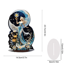 Load image into Gallery viewer, Acrylic Special Shape Angel Girl Desktop Diamond Art Kits for Home Office Decor
