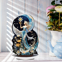 Load image into Gallery viewer, Acrylic Special Shape Angel Girl Desktop Diamond Art Kits for Home Office Decor
