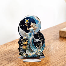 Load image into Gallery viewer, Acrylic Special Shape Angel Girl Desktop Diamond Art Kits for Home Office Decor
