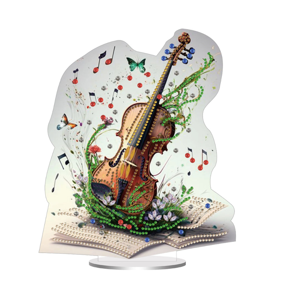 Acrylic Special Shape Angel Girl Desktop Diamond Art Kits for Home Office Decor