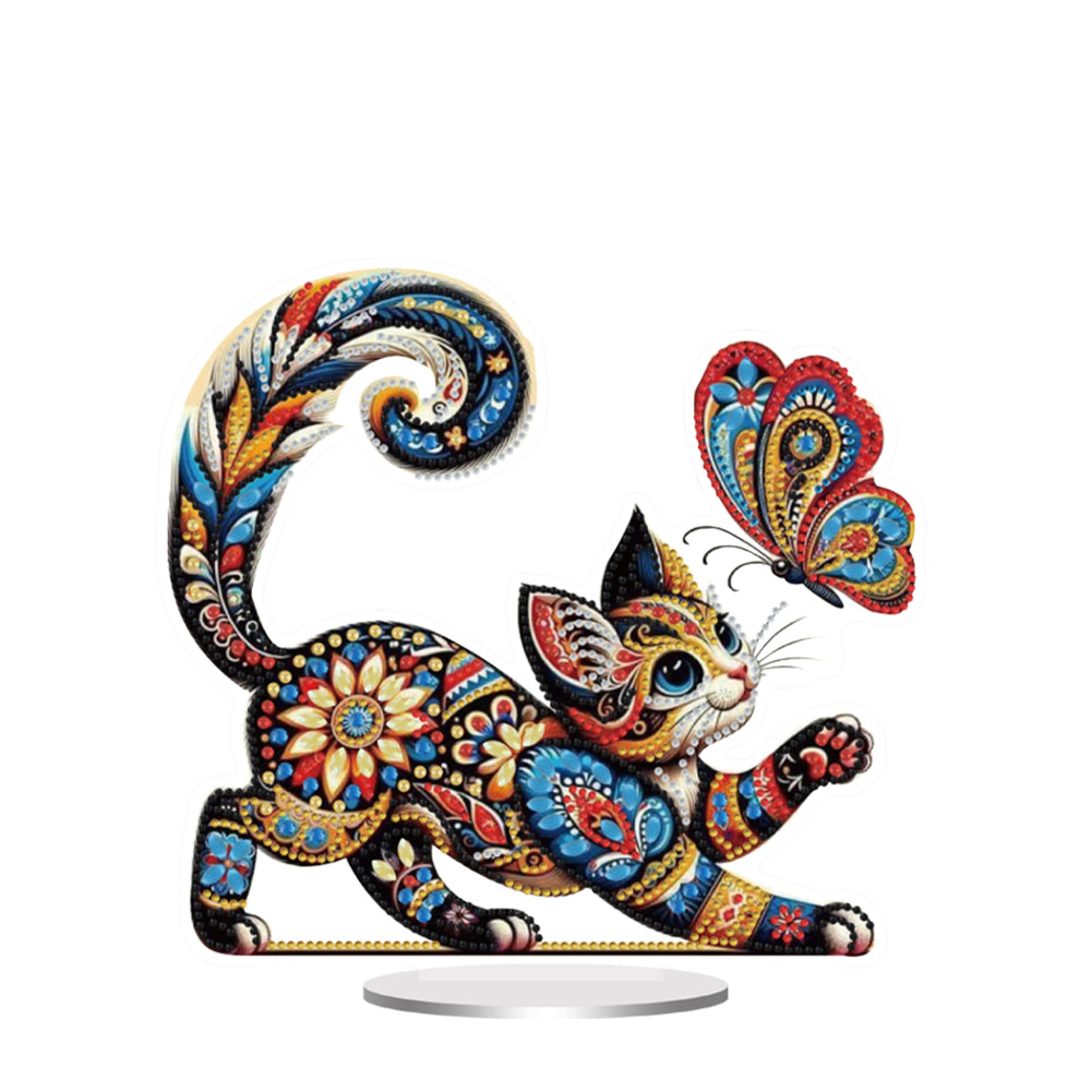 Acrylic Special Shape Angel Girl Desktop Diamond Art Kits for Home Office Decor