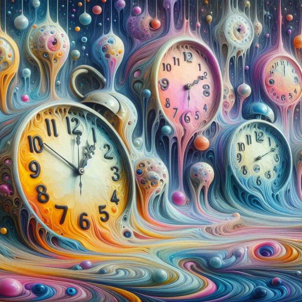 Diamond Painting - Full Round - Time (40*40CM)