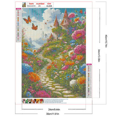 Diamond Painting - Full Round - Flower Path Series (30*40CM)