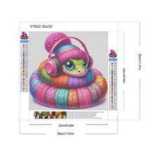 Load image into Gallery viewer, Diamond Painting - Full Round - Sweater snake (30*30CM)
