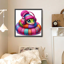 Load image into Gallery viewer, Diamond Painting - Full Round - Sweater snake (30*30CM)
