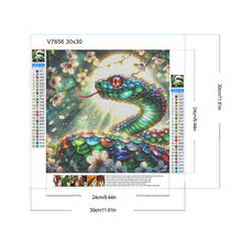Load image into Gallery viewer, Diamond Painting - Full Round - Crystal snake (30*30CM)
