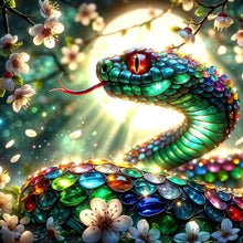 Load image into Gallery viewer, Diamond Painting - Full Round - Crystal snake (30*30CM)
