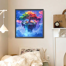 Load image into Gallery viewer, Diamond Painting - Full Round - Floating tree island (30*30CM)
