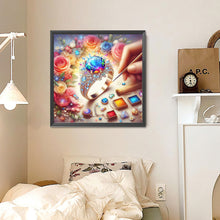 Load image into Gallery viewer, Diamond Painting - Full Round - Flower crystal (30*30CM)
