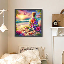 Load image into Gallery viewer, Diamond Painting - Full Round - Seaside flower drift bottle (30*30CM)
