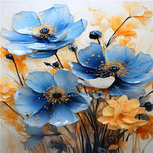 Load image into Gallery viewer, Diamond Painting - Full Round - Blue Poppy (30*40CM)
