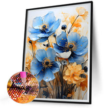 Load image into Gallery viewer, Diamond Painting - Full Round - Blue Poppy (30*40CM)
