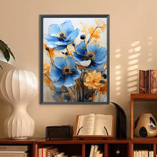 Load image into Gallery viewer, Diamond Painting - Full Round - Blue Poppy (30*40CM)
