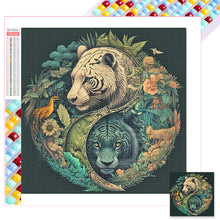 Load image into Gallery viewer, Diamond Painting - Full Square - Tai Chi leopard (45*45CM)
