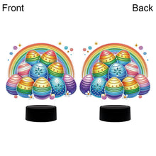 Load image into Gallery viewer, Acrylic Double Sided Bunny Egg Diamond Painting LED Night Light for Easter Gifts
