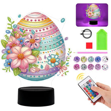 Load image into Gallery viewer, Acrylic Double Sided Bunny Egg Diamond Painting LED Night Light for Easter Gifts
