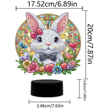 Load image into Gallery viewer, Acrylic Double Sided Bunny Egg Diamond Painting LED Night Light for Easter Gifts
