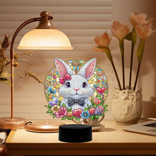 Load image into Gallery viewer, Acrylic Double Sided Bunny Egg Diamond Painting LED Night Light for Easter Gifts
