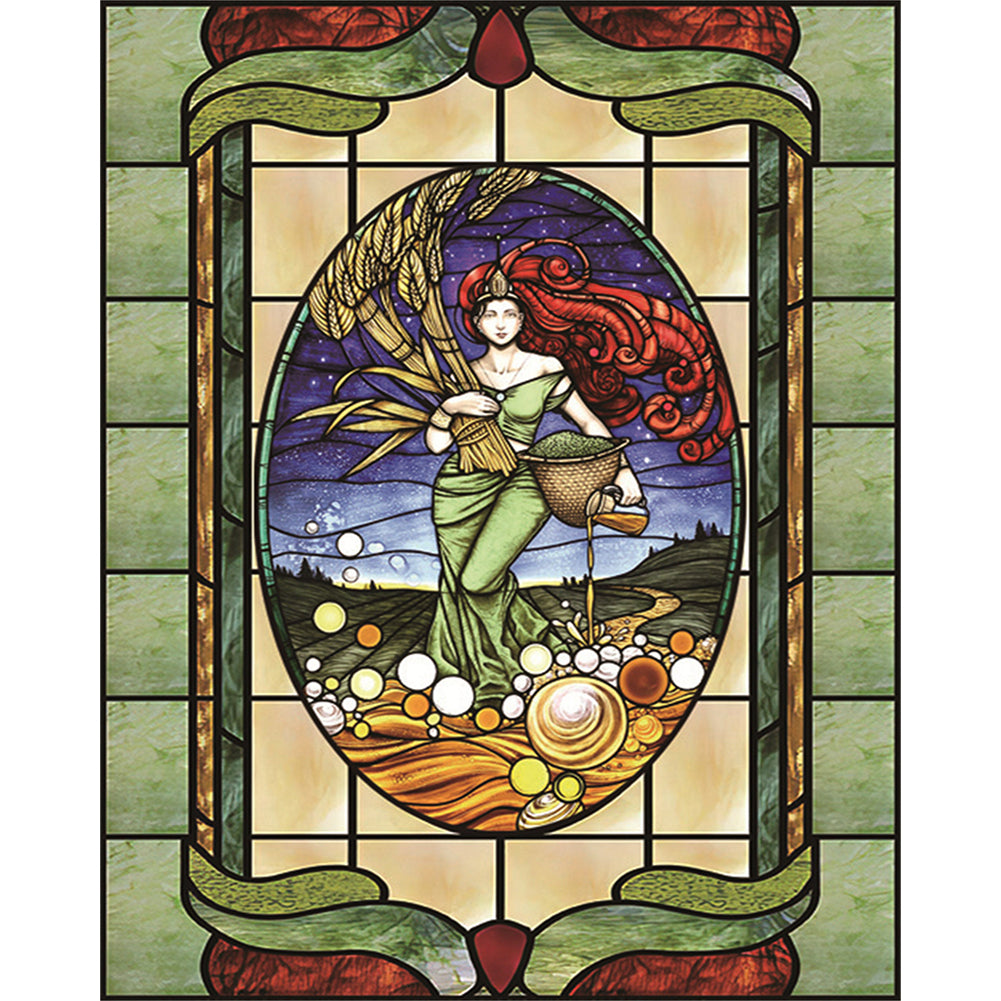 Diamond Painting - Full Round - Scarecrow Girl (40*50CM)