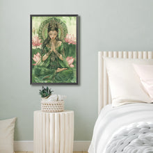 Load image into Gallery viewer, Diamond Painting - Full Round - Lotus Guanyin (40*60CM)
