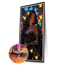 Load image into Gallery viewer, Diamond Painting - Full Round - Butterfly Girl (40*70CM)
