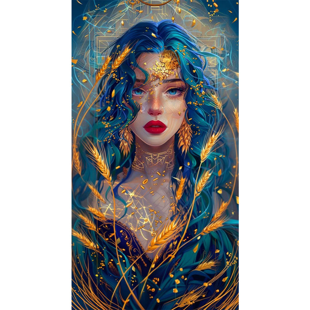 Diamond Painting - Full Round - Scarecrow Girl (40*70CM)
