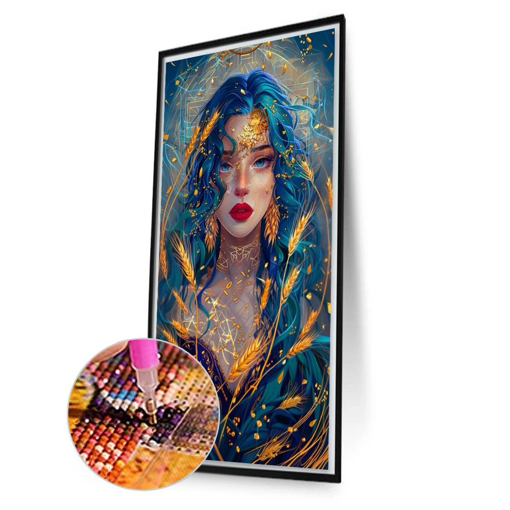 Diamond Painting - Full Round - Scarecrow Girl (40*70CM)