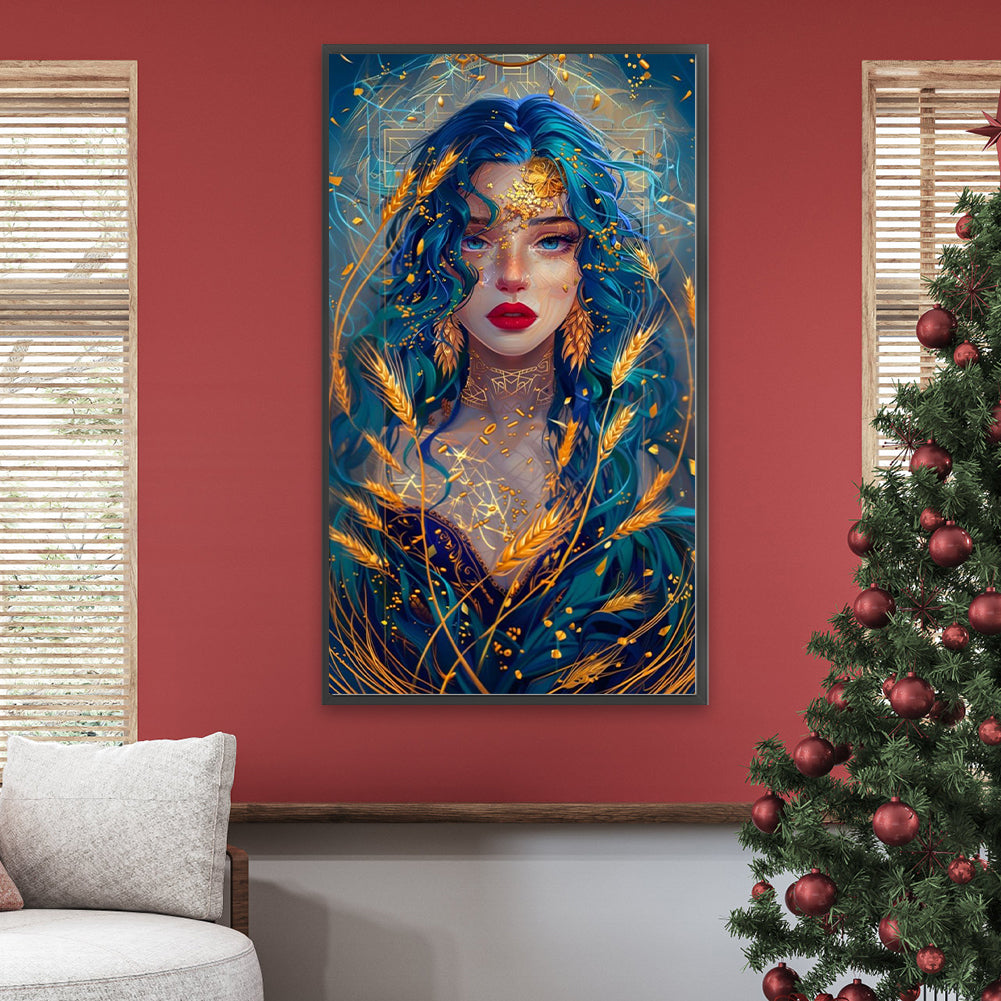 Diamond Painting - Full Round - Scarecrow Girl (40*70CM)