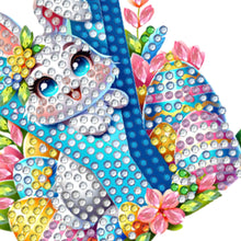 Load image into Gallery viewer, PET Double Sided Special Shaped Easter Alphabet DIY Diamond Painting Keychain
