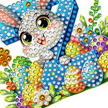 Load image into Gallery viewer, PET Double Sided Special Shaped Easter Alphabet DIY Diamond Painting Keychain
