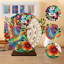 Load image into Gallery viewer, Special Shape Flowers Butterfly Diamond Painting Spinning Calendar for Beginners
