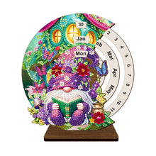 Load image into Gallery viewer, Special Shape Flowers Butterfly Diamond Painting Spinning Calendar for Beginners
