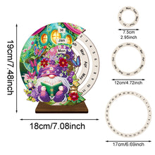 Load image into Gallery viewer, Special Shape Flowers Butterfly Diamond Painting Spinning Calendar for Beginners
