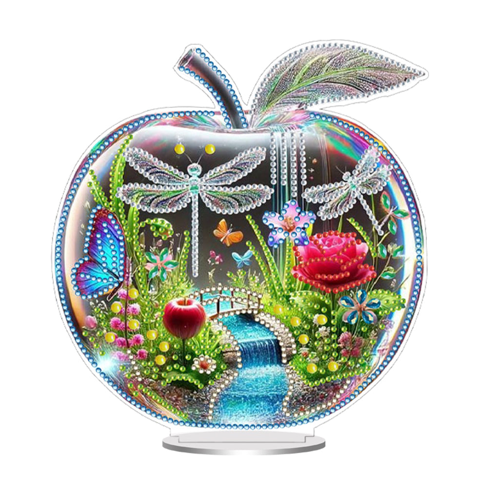 Apple 5D DIY Diamond Painting Tabletop Decorations Bedroom Table Decor