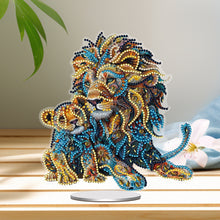 Load image into Gallery viewer, Lion 5D DIY Diamond Painting Tabletop Decorations for Bedroom Table Decor
