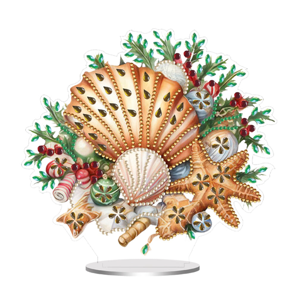 Seashell 5D DIY Diamond Painting Tabletop Decorations Bedroom Table Decor