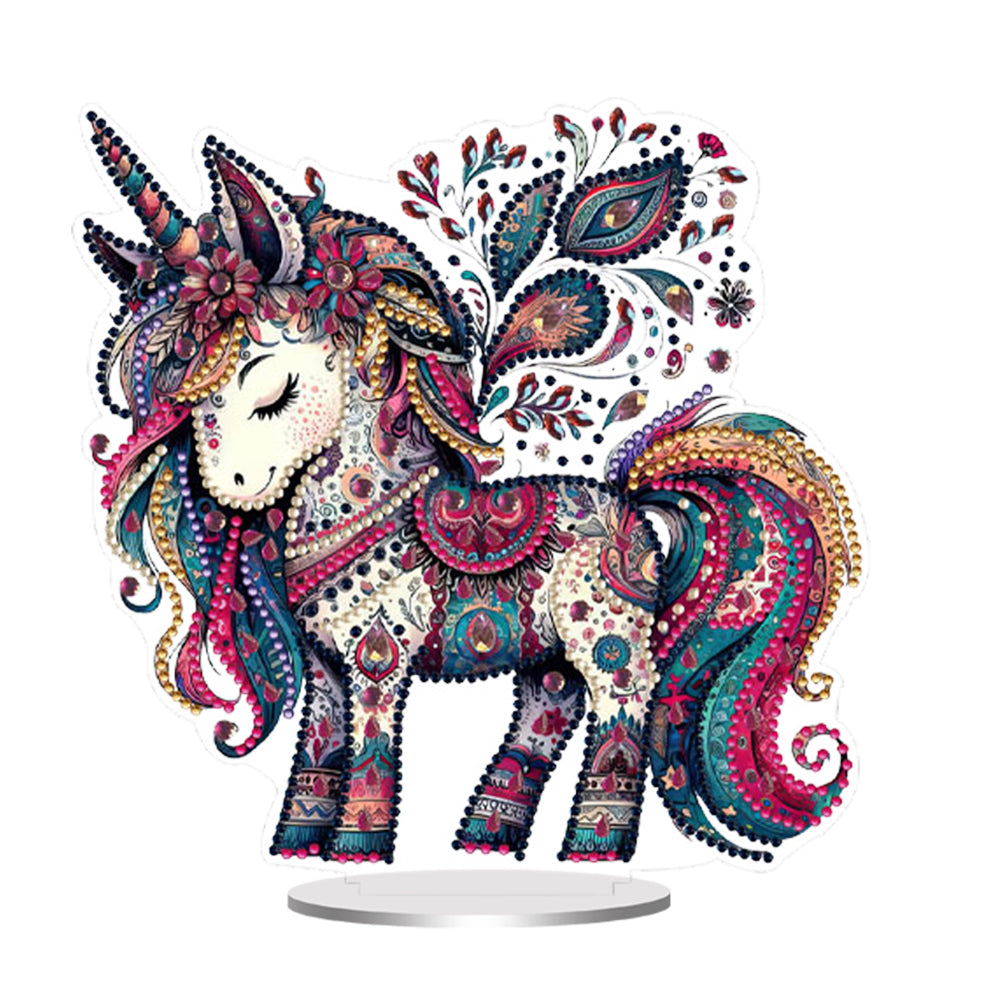 Horse 5D DIY Diamond Painting Tabletop Decorations Bedroom Table Decor