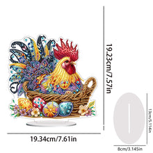 Load image into Gallery viewer, Easter Rooster 5D DIY Diamond Painting Tabletop Decorations Bedroom Table Decor
